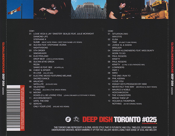 Deep Dish Toronto Cd 1, 2