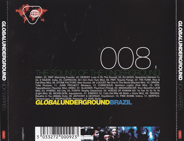 nick warren global underground 008 brazil cover album