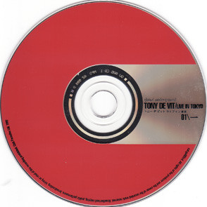 Tony De Vit Global Underground 005: Tokyo cd